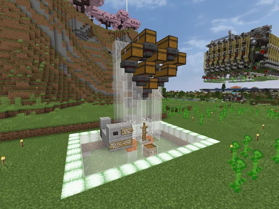 Lepisma XP Farm Minecraft schematic