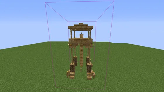 Level 1 Medieval Guard Tower Minecraft schematic