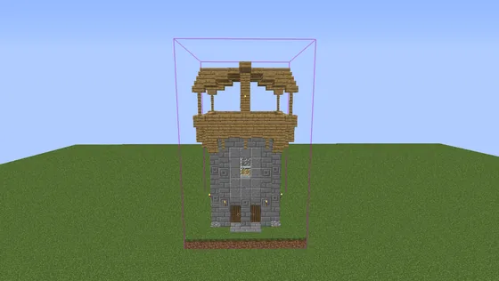 Level 5 Guard Tower Minecraft schematic