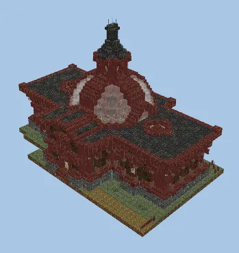 Library Observatory Minecraft schematic