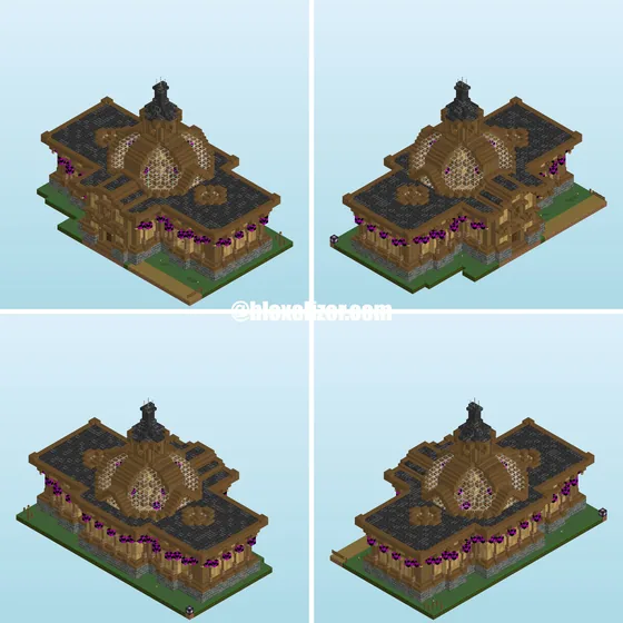Library Observatory Minecraft schematic