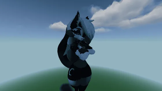Loona Character Statue Minecraft schematic