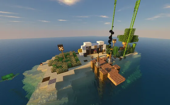 Lost Island Oasis Minecraft schematic