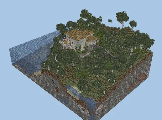 Luxury Waterfront Villa Minecraft schematic