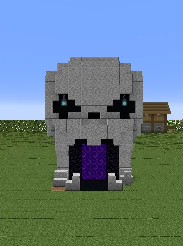Macabre Skull Structure Minecraft schematic