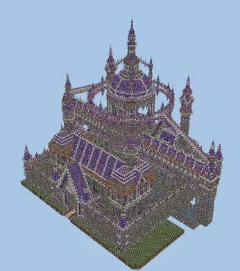 Majestic Palace Structure Minecraft schematic