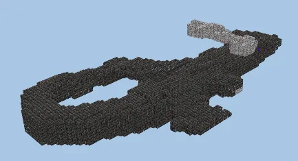 Majestic Sleeping Dragon Statue Minecraft schematic preview