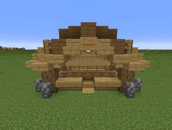 Market Stall Building Minecraft schematic