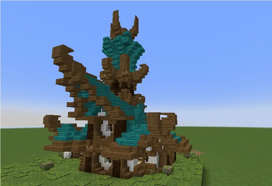 Maskerade House Design Minecraft schematic