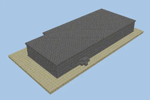 Massive 125-Furnace Super Smelter Minecraft schematic preview