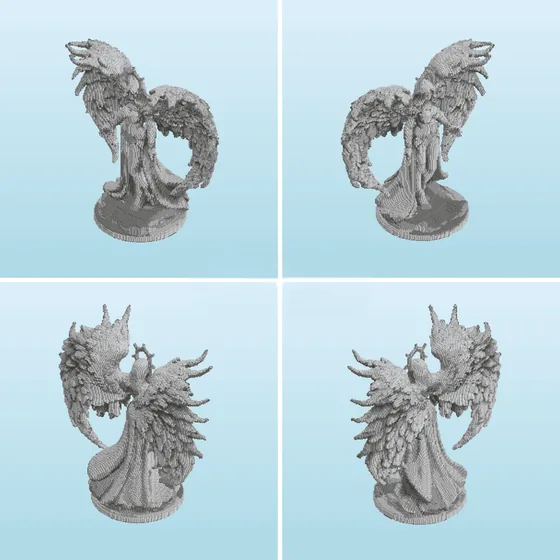 Massive Angel Statue Minecraft schematic