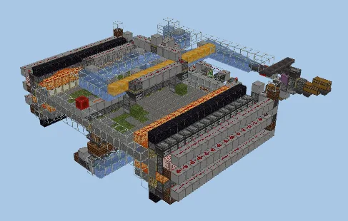 Massive Bone Meal Farm 25K Per Hour Minecraft schematic