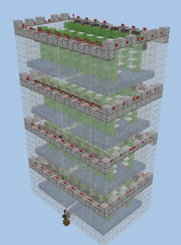 Massive Carpet Duplication System Minecraft schematic preview