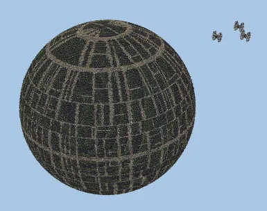 Massive Death Star Structure Minecraft schematic preview