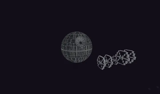 Massive Death Star Structure Minecraft schematic