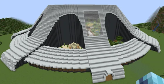 Massive Item Storage Mega Base Minecraft schematic