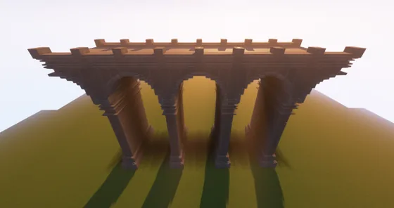 Massive Minecraft Bridge Minecraft schematic