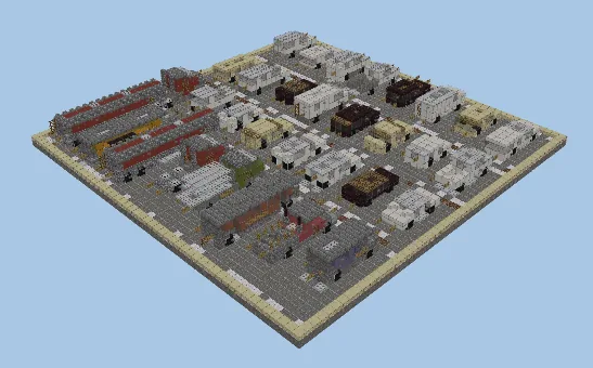 Massive Vehicle Collection Minecraft schematic preview