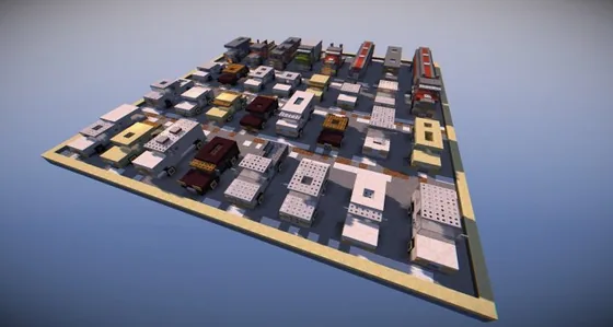 Massive Vehicle Collection Minecraft schematic