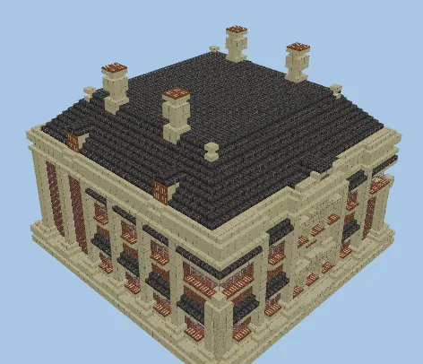 Mauritshuis Palace Mansion Minecraft schematic