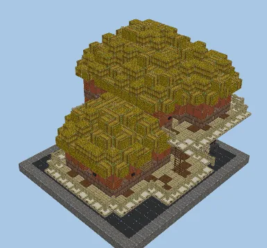 Mayan Treehouses 1-10 Minecraft schematic preview