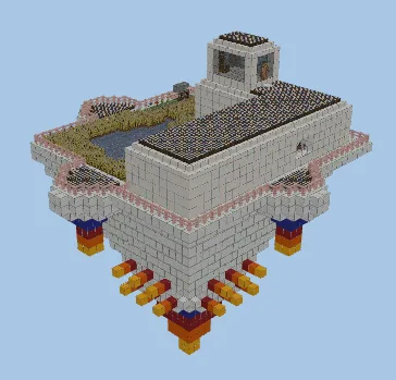 Mechanical Floating Island Minecraft schematic