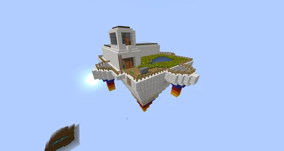 Mechanical Floating Island Minecraft schematic