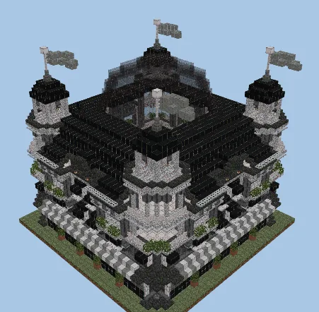 Medieval Black Shop Structure Minecraft schematic