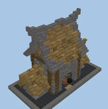 Medieval Blacksmith House Minecraft schematic preview