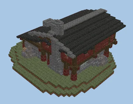 Medieval Blacksmith Structure Minecraft schematic