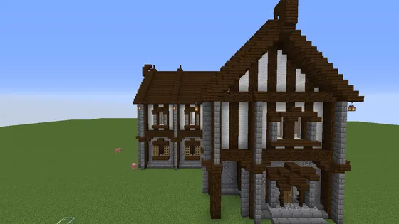 Medieval Building 21 Town Structure Minecraft schematic