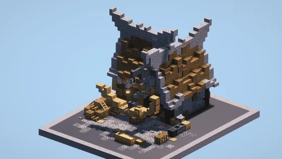 Medieval Carpenter House Minecraft schematic