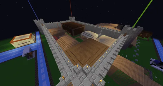Medieval Castle Village Minecraft schematic