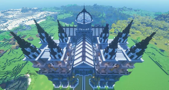 Medieval Cathedral Structure Minecraft schematic