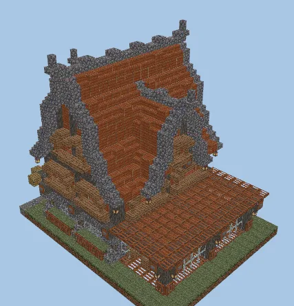 Medieval Coffee Shop Minecraft schematic preview