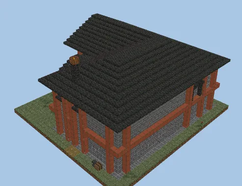 Medieval Cozy House Minecraft schematic