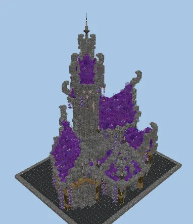 Medieval Fantasy Castle Structure Minecraft schematic