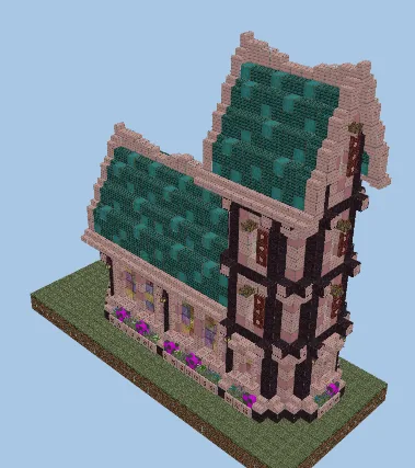 Medieval Fantasy Church Structure Minecraft schematic
