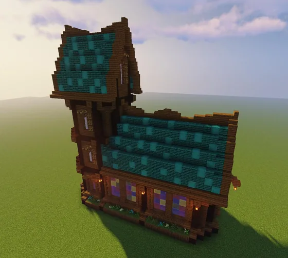 Medieval Fantasy Church Structure Minecraft schematic