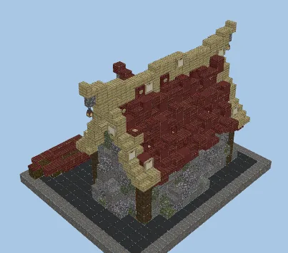 Medieval Fisherman House Minecraft schematic