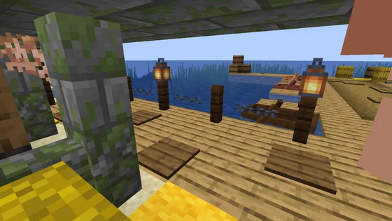 Medieval Fishing Port at Jackdaw Hollow Minecraft schematic