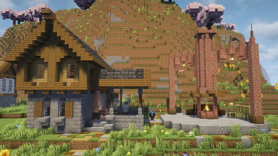 Medieval Forge For Villagers Minecraft schematic