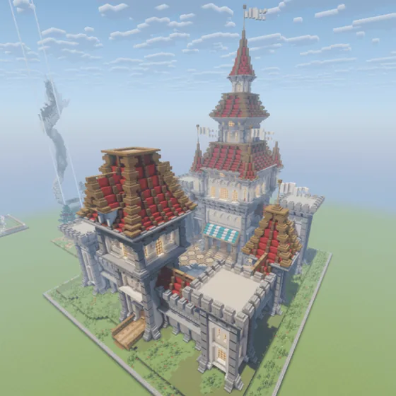Medieval Fortress Spawn Minecraft schematic
