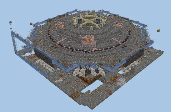 Medieval Grand Storage Hall Minecraft schematic