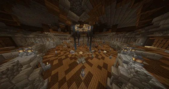 Medieval Grand Storage Hall Minecraft schematic