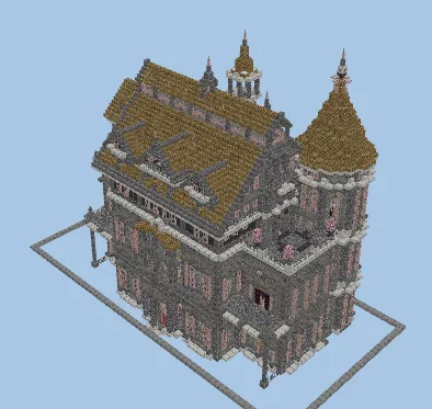 Medieval Great Fortress Manor Minecraft schematic