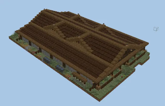 Medieval Horse Stable Minecraft schematic preview