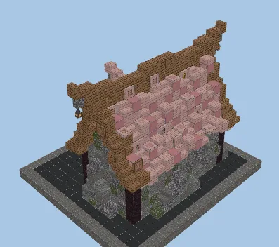 Medieval House - Deepslate & Spruce Minecraft schematic preview