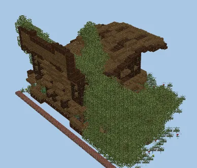 Medieval House With Dark Oak Accents Minecraft schematic preview