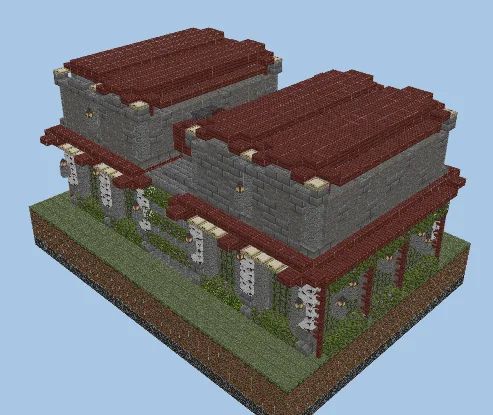 Medieval House Schematic Minecraft schematic preview